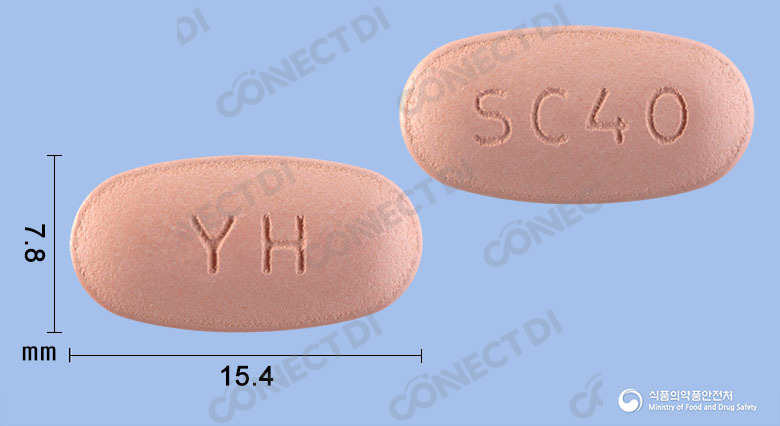 에소피드정 40/600mg