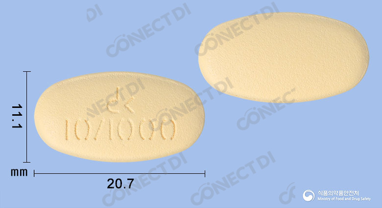 다플진메트서방정 10/1000mg