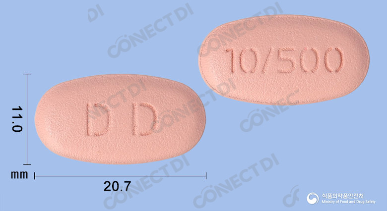 다플디엠메트서방정 10/500mg