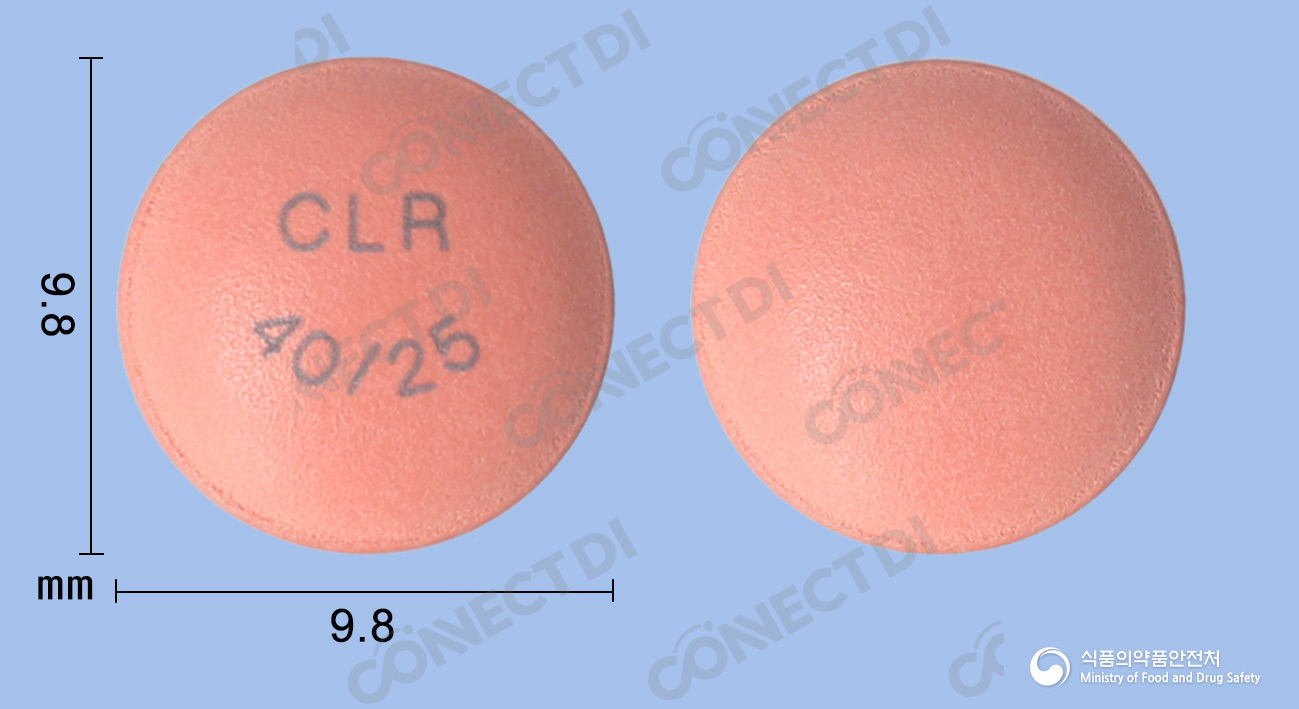 이달비클로정 40/25mg